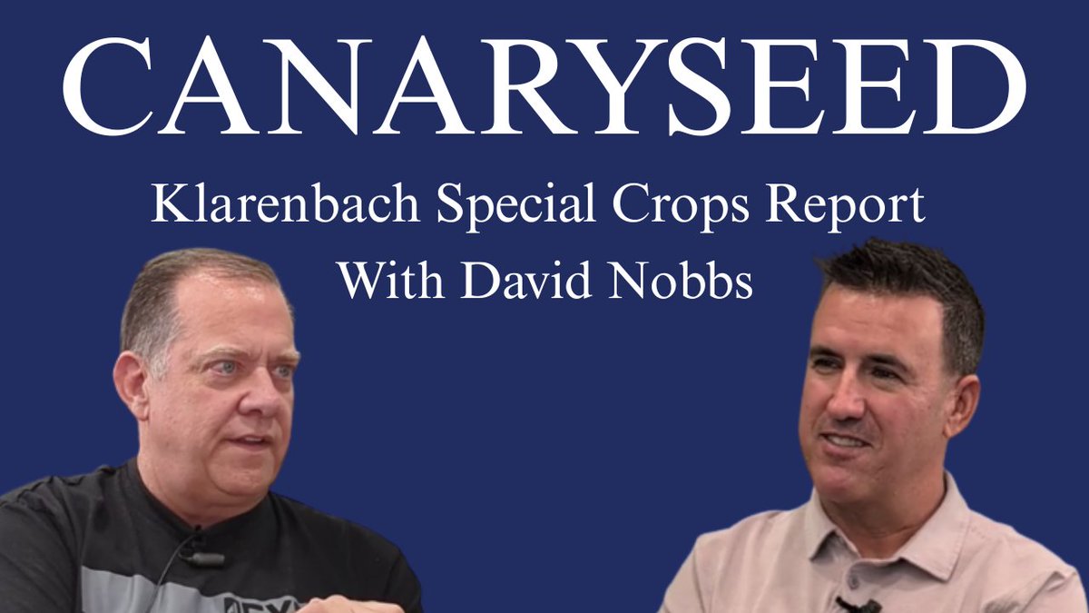 <a href="/DavidNobbs1/">David Nobbs</a> and I discuss fundamental and technical analysis in episode 2 of a 3 part Klarenbach Special Crops Report series.

The link is in the comments.