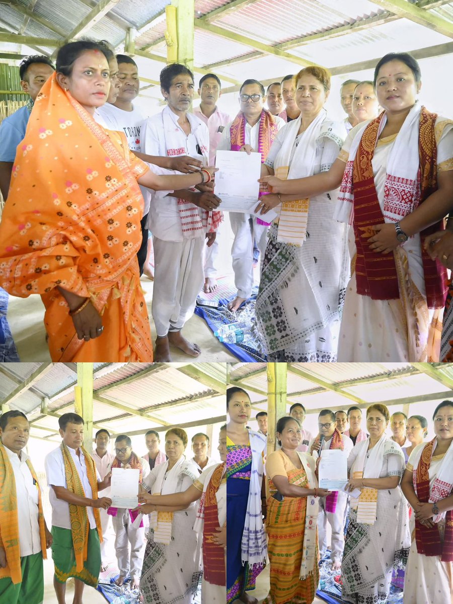 AjantaNeog's tweet photo. Under Simanta GP, extended financial assistance of ₹1 lakh each to three religious institutions –

• No.1 Hirimbapur Hari Mandir
• Joygopur Ganesh Shiva Mandir
• No.2 Joypukhuri Bathou Thansali

This support will strengthen the region’s social, cultural & spiritual fabric in the days ahead.