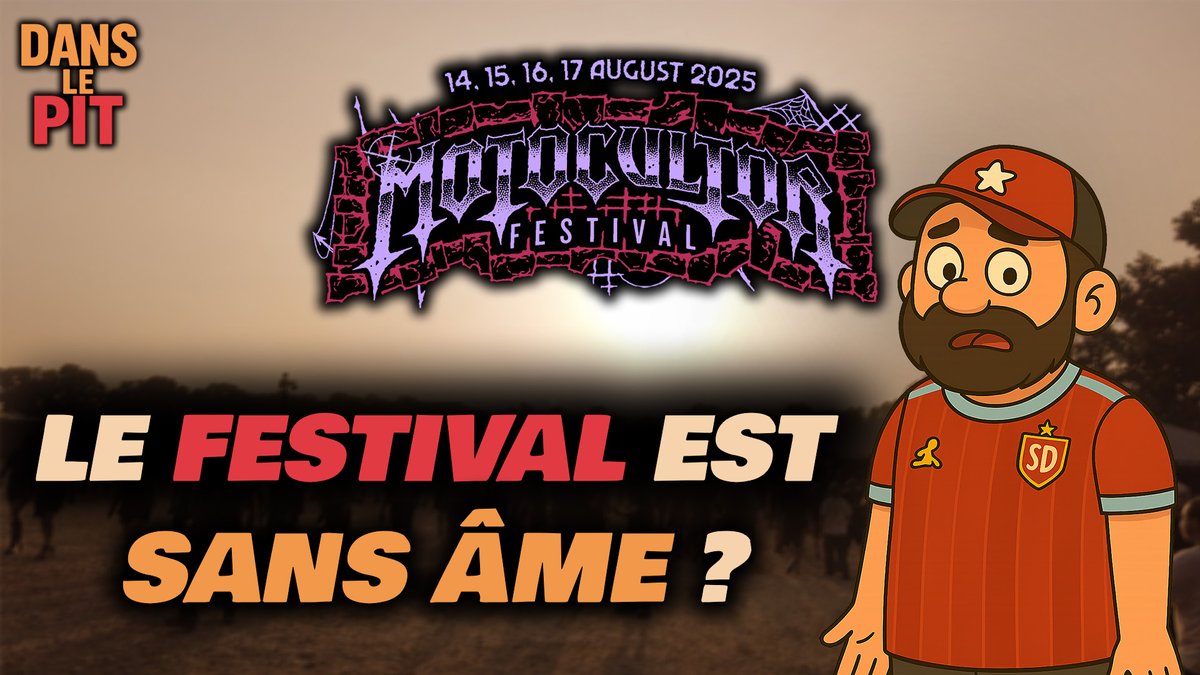 🔥 Nouveau Dans le Pit !
Oui, le Motocultor a eu lieu il y a déjà un mois… mais j’ai eu un vrai manque d’inspiration pour en parler.

➡️ youtu.be/kC5yuOyhHAI?si…

#Motocultor #DansLePit #MoiMoshEtMechant