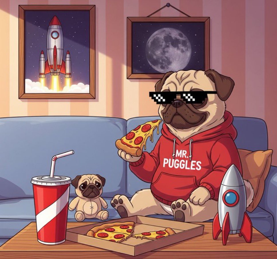 Mrpuggles's tweet image. Winners hold. Losers fold. Decide who you are.
#puggles is our ticker