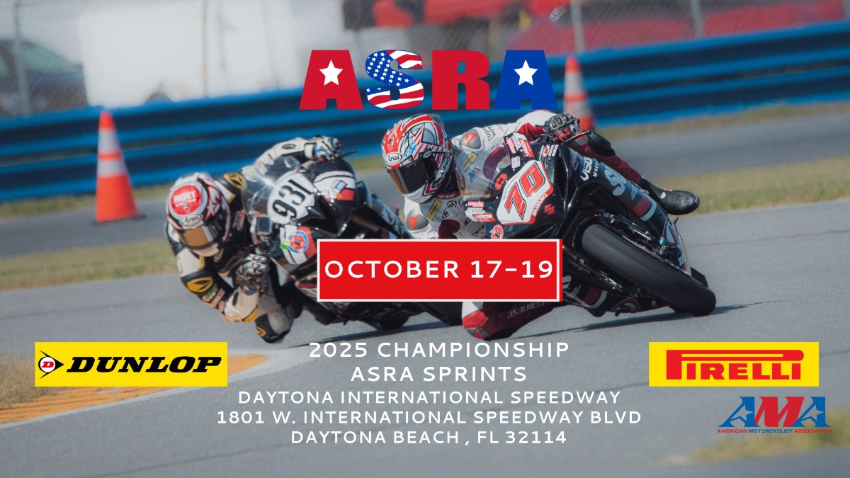 AsraRacing's tweet photo. ASRA - 2025 Ozarks coming up next weekend, and Daytona in October https://t.co/Dxlr4Dlita
