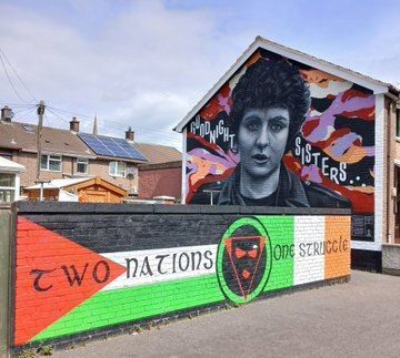 “TWO NATIONS ONE STRUGGLE: Ireland Palestine”