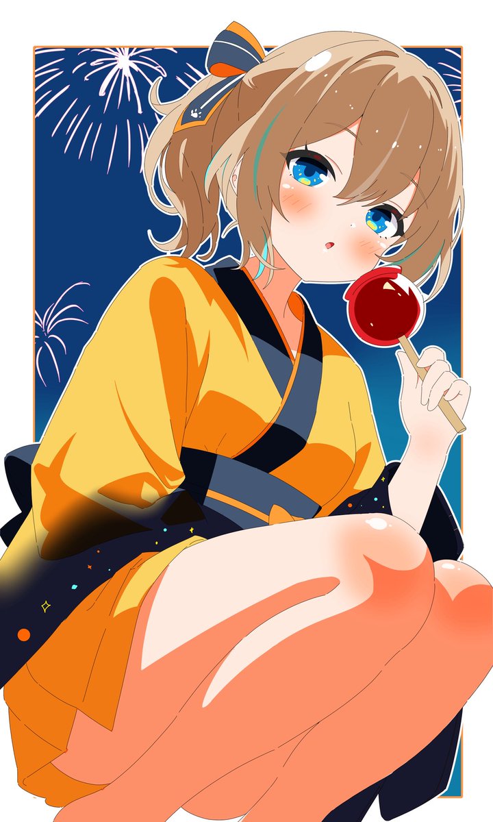 夏も終わり
 #ひなた成長記録 #イラスト