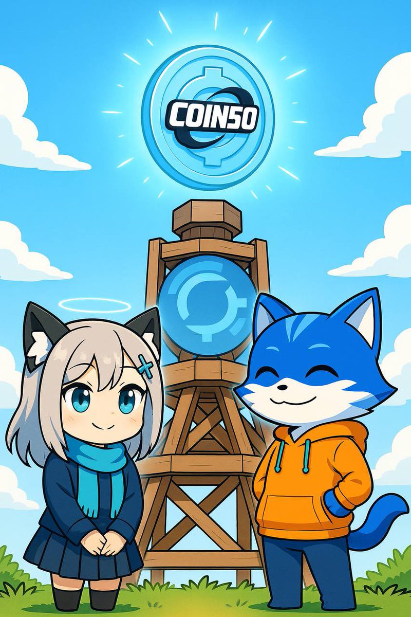 Stack the dip and let it flip,
#Coin50 to the moon.