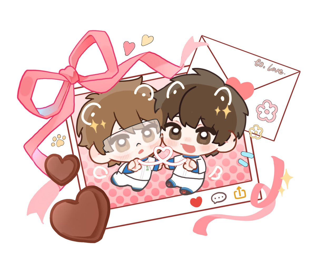 omg I forgot to upload the one with the heart they drew❤️ 🤣🤣🤣