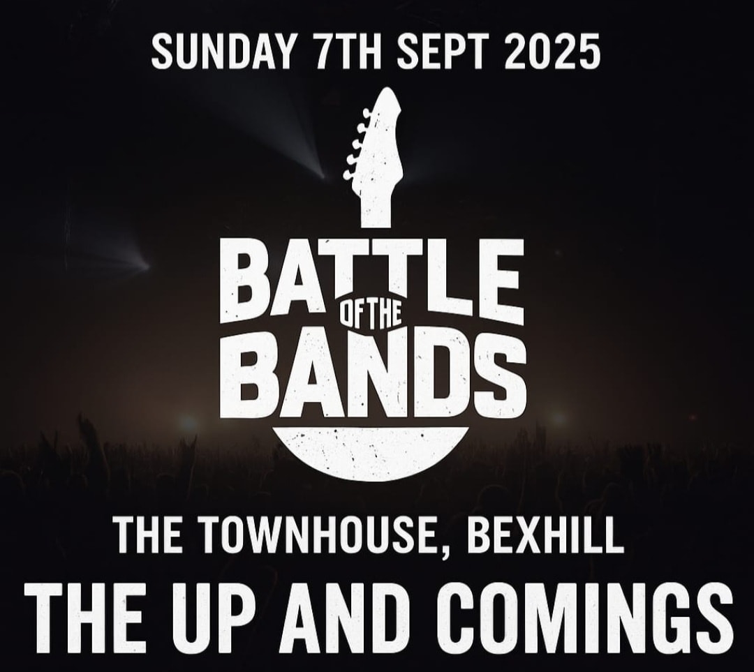 We're in The Townhouse Bexhill's Battle of the Bands tomorrow. The competition runs from 1pm to 7:30pm. See you there!
fb.me/e/bsw0eOk4n