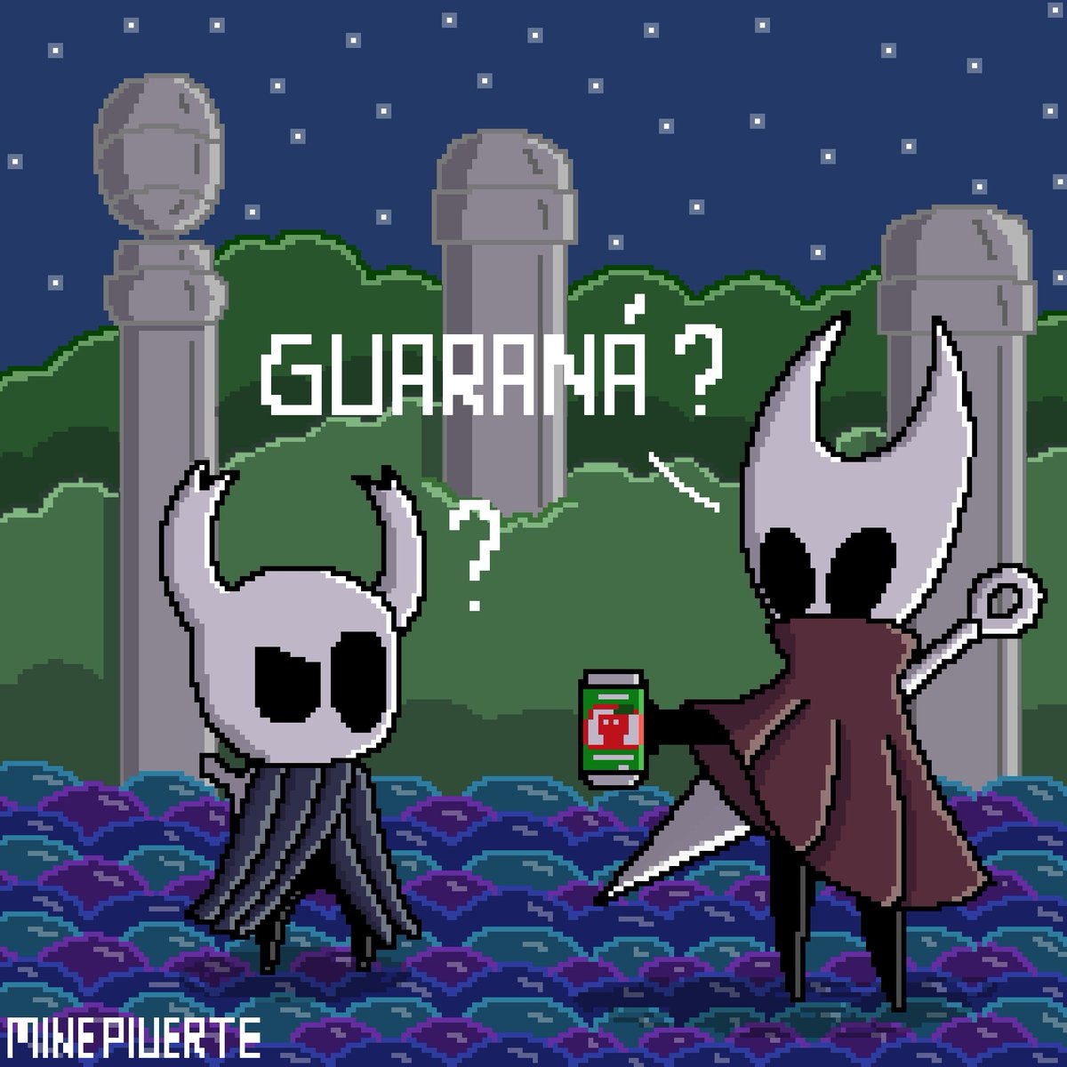 The Knight &amp; Hornet

♥️+🔄= Artista feliz