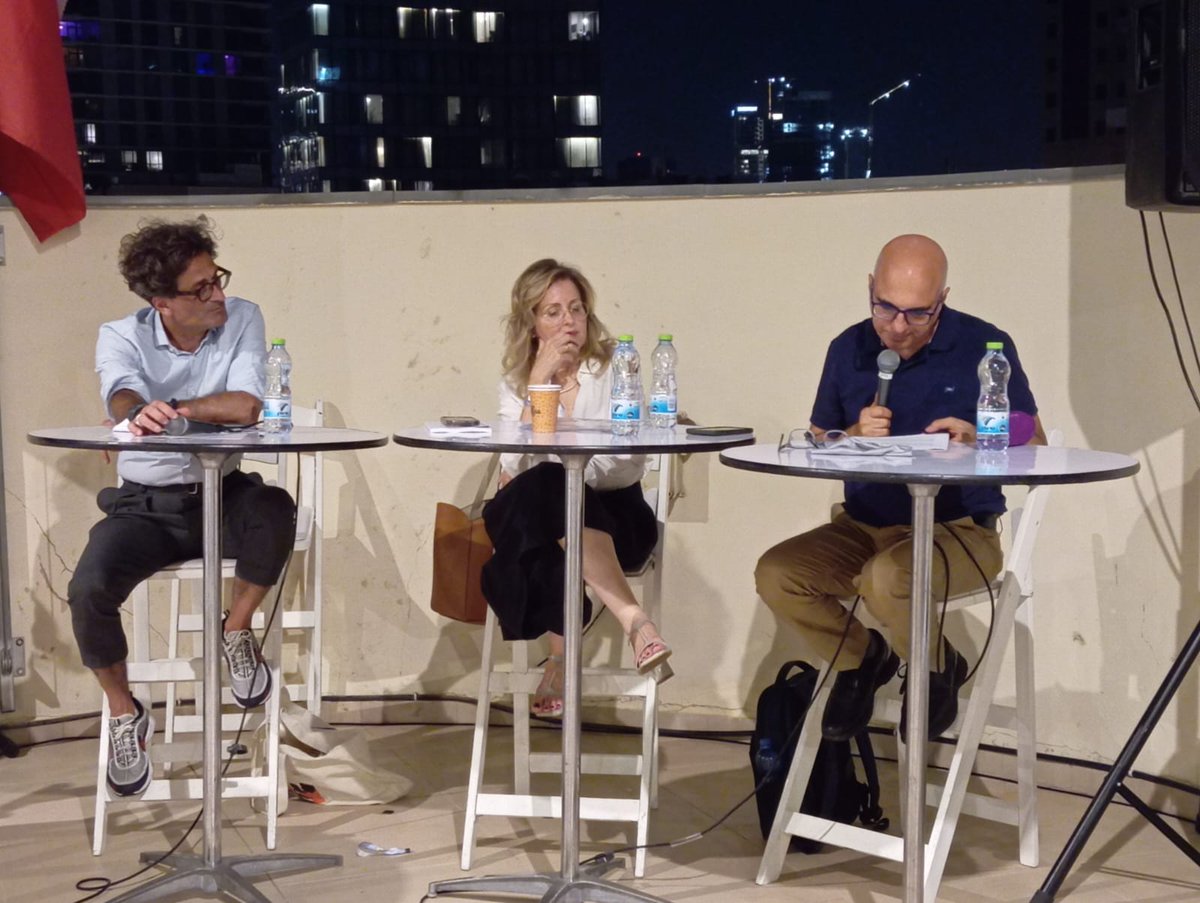 תמונה מהמושב שקיימתי בלילה של הפילוסופיה ב 4 בספטמבר 2025 עם חבריי ד״ר רפאל זגורי-אורלי וד״ר רונית פלג בנושא ״על מקף החיבור של היהודו-ישראליות: רב שיח פילוסופי-תיאולוגי-פוליטי עכשווי״. לקבלת ההקלטה ונוסח ההרצאות benyamini.reading@gmail.com

<a href="/RaphaelZaguryOr/">Raphael Zagury-Orly</a>