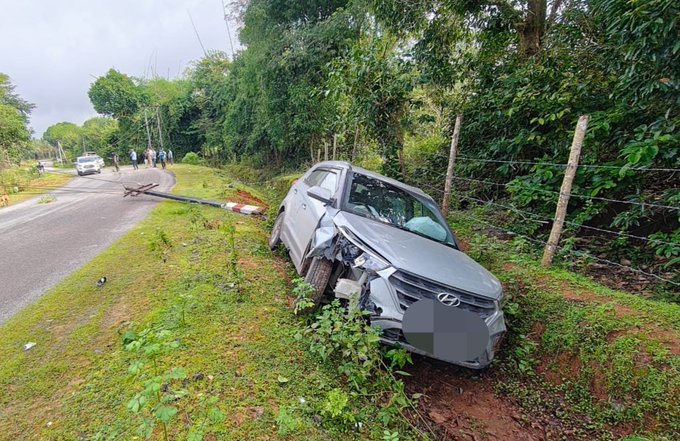 ತೀರ್ಥಹಳ್ಳಿಯಲ್ಲಿ ಅಪಘಾತ