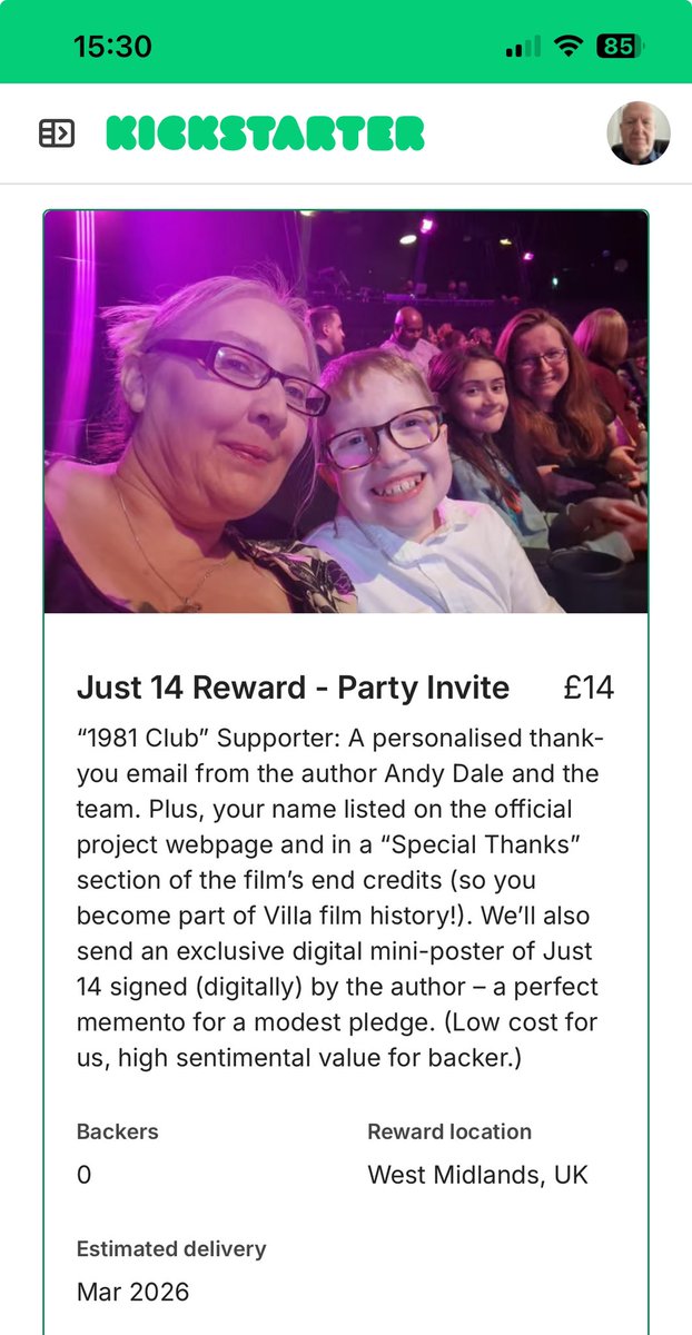 Just14TheMovie's tweet photo. Some great rewards if you support our Aston Villa related 80’s movie project. #rewards #avilla #UTVNews
https://t.co/ds4k50jcIY https://t.co/C9UThzZXXm