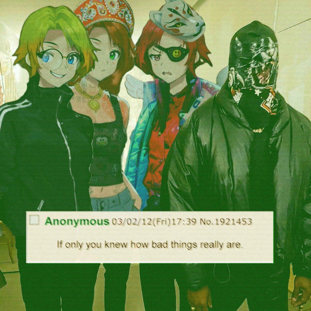 why does he wear the mask?