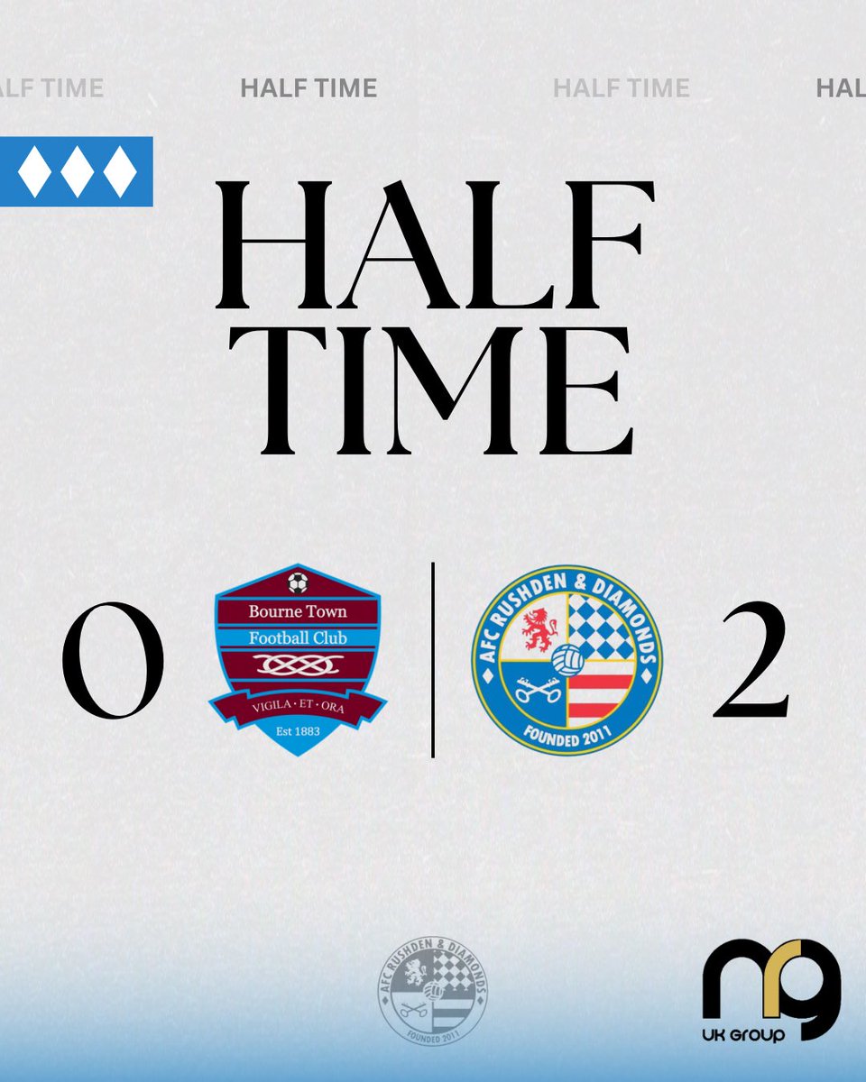 AFCRD's tweet photo. Half time!

It’s been a great first 45 minutes from the Diamonds, and if not for the post and an incorrect offside it could even be 4 for the Diamonds!

Same again for the second 45 please! https://t.co/VPuEn30IOw