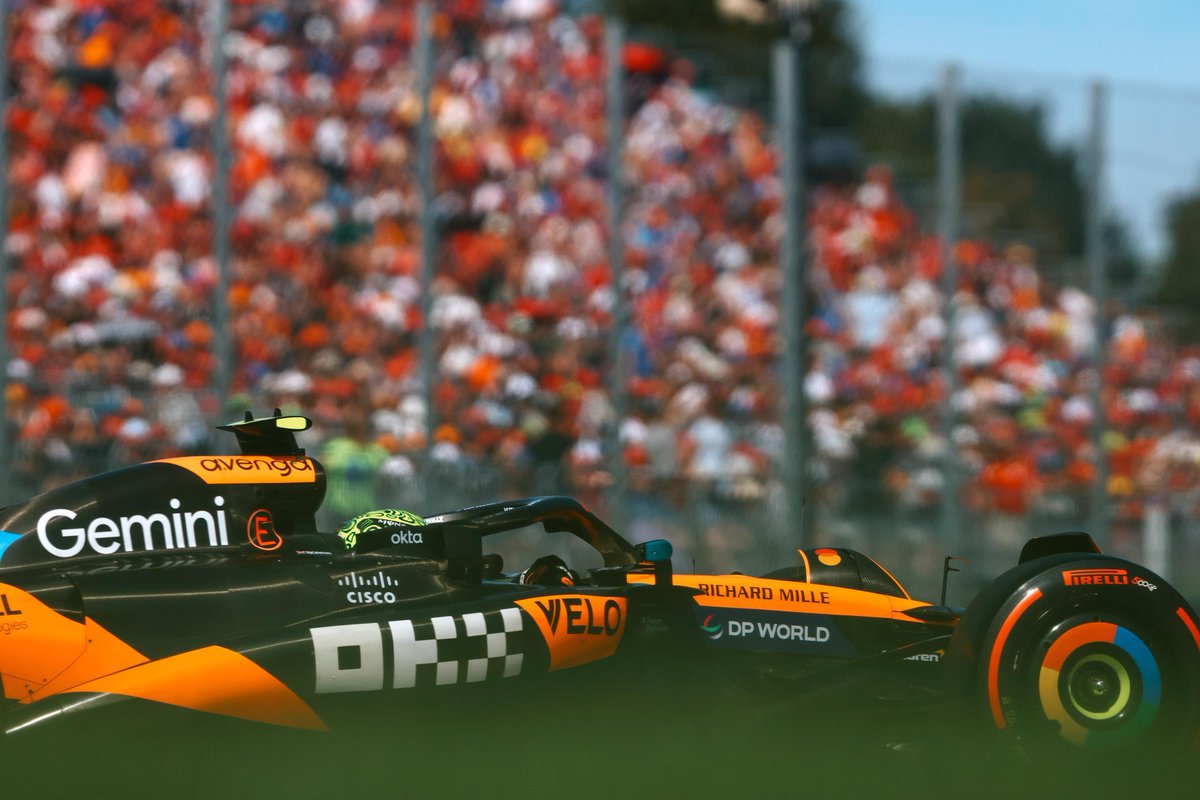 Lando Norris tuvo momentos de nervios en la Q2, pero logró avanzar 

#F1 #ItalianGP