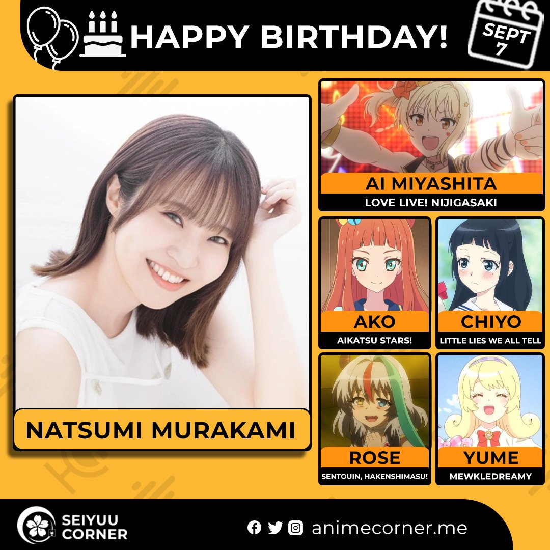 Happy 29th birthday Natsumi Murakami! 🎉

Let's wish Nacchan all the best <a href="/natyaaaaaaan07/">村上奈津実</a> 

#NatsumiMurakami #村上奈津実