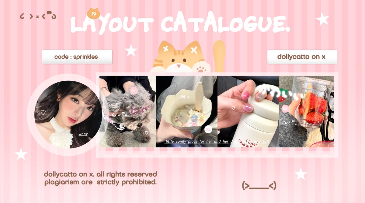 hi! bantu repost nyaa 🥺 kiehl punya layout iceo &amp; wony foto terbaruu free retext! ♡ 🐈

#zonauang