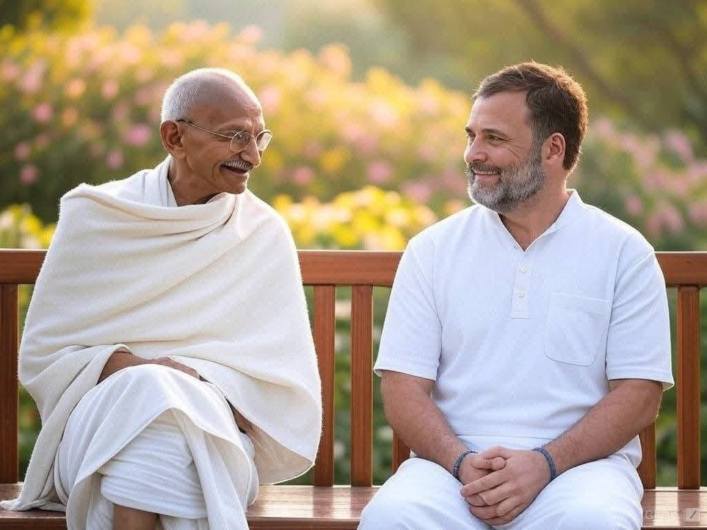 jaanmuhammad81's tweet image. अफसोस! उस गांधी का साथ तो नहीं दे पाए,
लेकिन इस गांधी के साथ कंधे से कंधा मिलाए खड़े रहेंगे।