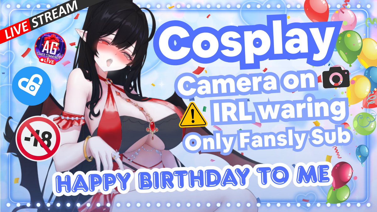 🟢 LIVE STREAMING NOW 🔴
🥳 My birthday event 🔞

Cosplay 📸 IRL Warning  ⚠️
 ⭐️ Only Fansly Subscriber⭐️
Fansly : fansly.com/jeanneredhood 🔞

#vtuber #vtuberth #lewdtuber
#lewdtuberth #avtuber
#NSFWtuber #AGGC 
#JeanneRedhood #JRH