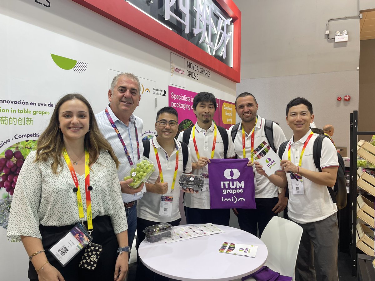 mtornel's tweet photo. IMiDA-ITUM grapes 🍇 in Asia Fruit Logística ‘25 🇭🇰 https://t.co/s8YDoPNTu7