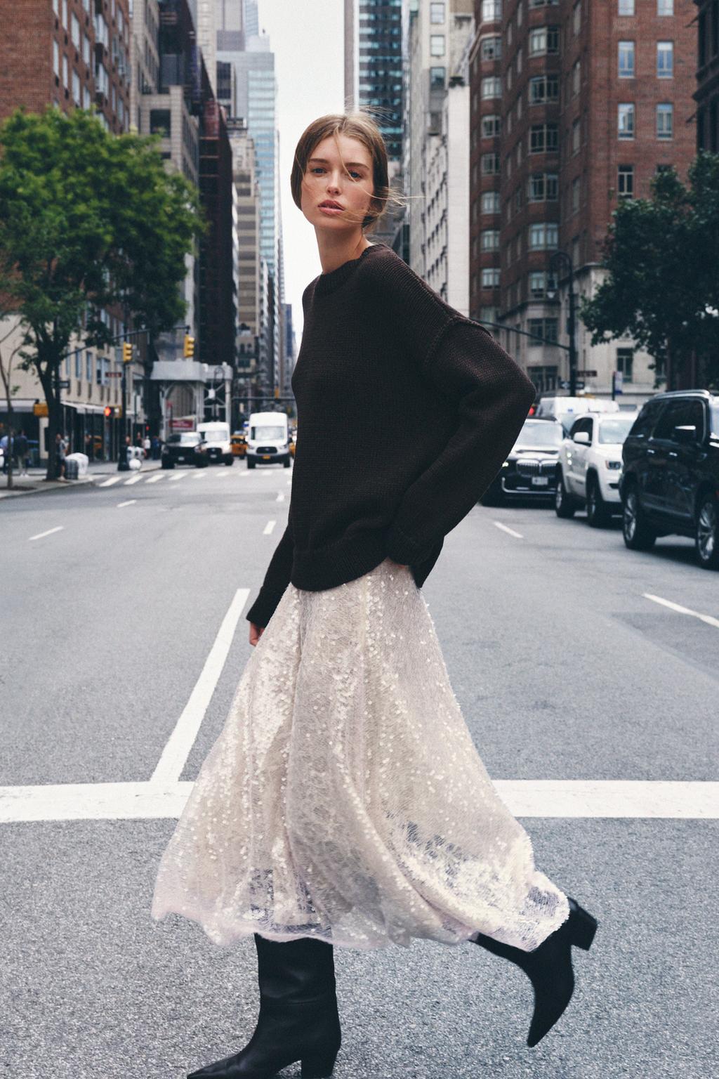 【ザラ】ZARA フレーム バックプリント ジャケット S ライムグリーン org.jpg