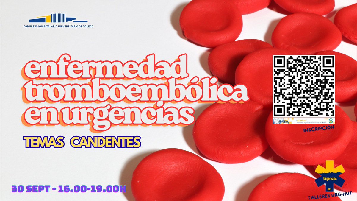 drakanzds's tweet photo. Empezando con los talleres…
Taller #ETEV en Urgencias
📅 30/09/25 | ⏳ 3h | 📍 Aulas 1-2 CHU Toledo | 👥 20 alumnos
📚 Programa:
1️⃣ Heparinas y ACODs
2️⃣ Cáncer y trombosis
3️⃣ Embarazo y obesidad
🎮 Cierre con Kahoot interactivo 🎯
#Formación #Urgencias #HUT #Toledo https://t.co/nToik7wBVu