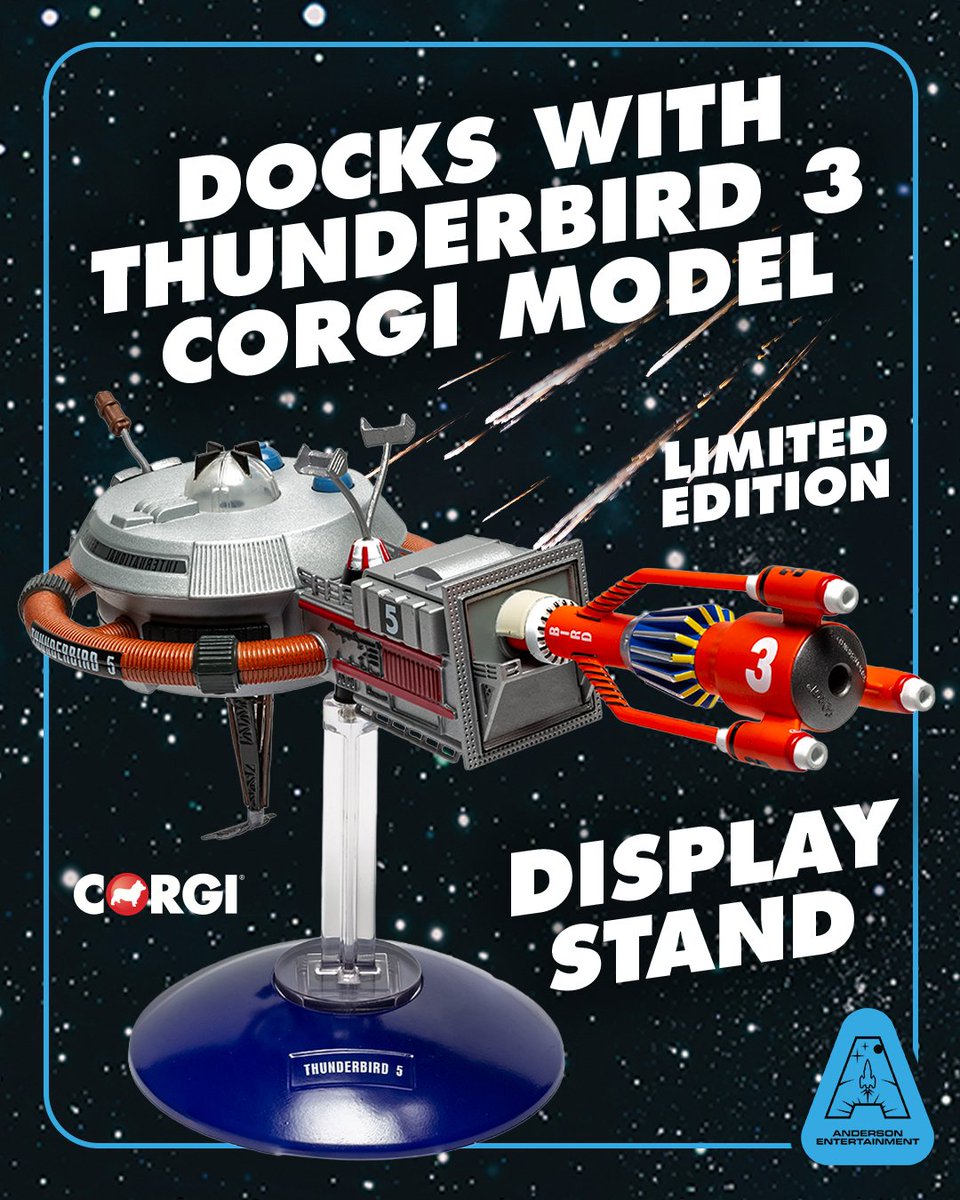 Did we mention that the <a href="/CORGI/">CORGI</a>  Thunderbird 3 can actually dock with the new <a href="/CORGI/">CORGI</a> Thunderbird 5? 😱
 
Learn more and get your pre-orders in! 👇 Limited Editions expected to sell out: gerryanderson.com/blogs/blog/lim…