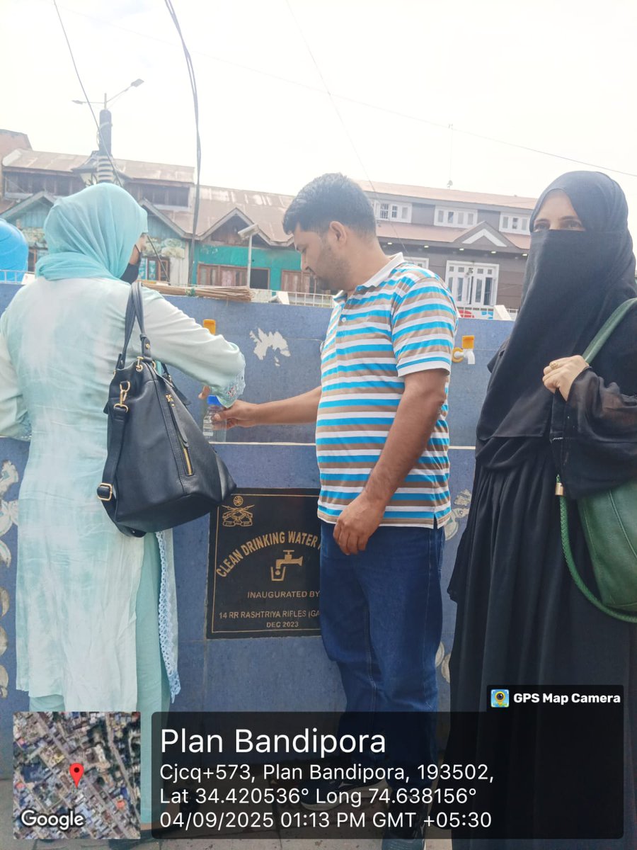 "Comprehensive testing of water  at various locations was conducted by District Lab Bandipora to ensure safe &amp; quality drinking water for the public".
#JJM
#Water for all