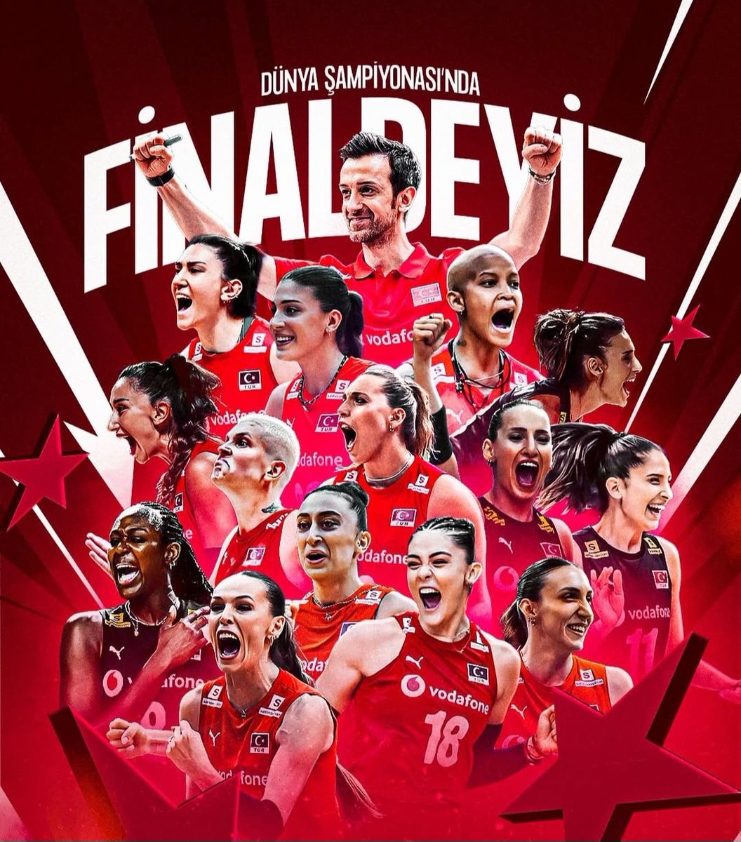 munisecik02's tweet photo. VNL'de nesi biz Dünya Şampiyonasında FİNALDEYİZZZZ
#FileninSultanları #Dünyaşampiyonası #finaldeyiz https://t.co/zZBBgMiRTx