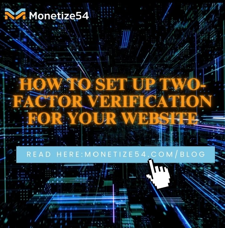 Monetize_54's tweet photo. 🔐 Protect Your Website Like a Pro!

Two-Step Verification (2FA) is no longer optional, it's essential. 

Our latest guide on https://t.co/XIAS49wKIh walks you through how to set up 2FA step-by-step, using popular tools and best practices to keep your users safe.

🛠️ From TOTP to SMS and backup codes, we cover everything you need to know.

✅ Developers & site owners, don't miss this security upgrade!

👉 Read the full guide: https://t.co/J0V1X10Q9n

#CyberSecurity #2FA #WebDevelopment #WebsiteSecurity #Monetize54 #IT #Website #2StepBerification