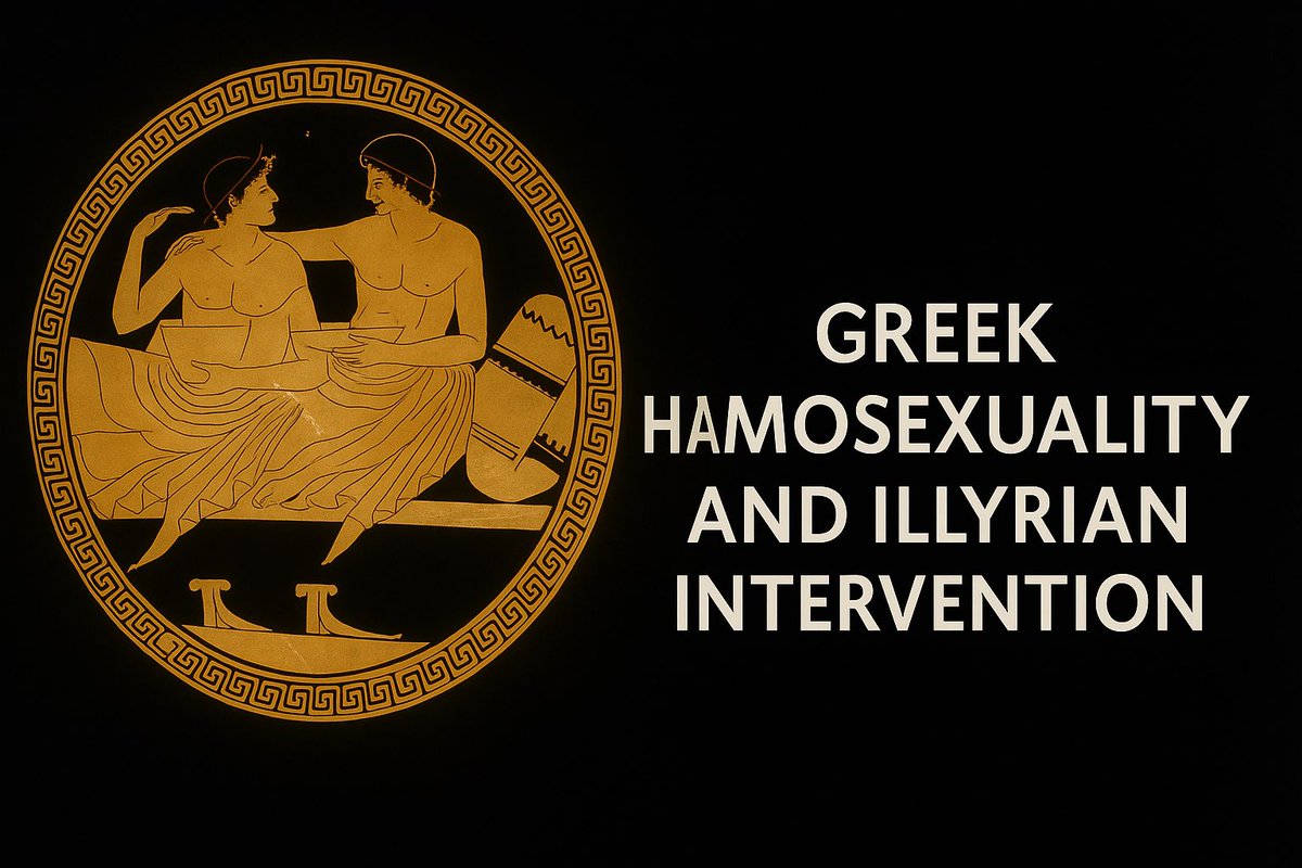 GREEK HOMOSEXUALITY AND ILLYRIAN INTERVENTION

The relationship between Greeks and homosexuality goes all the way back to ancient times. This thread looks at how Greeks approached it through history, and how their Illyrian neighbors tried to stop it.