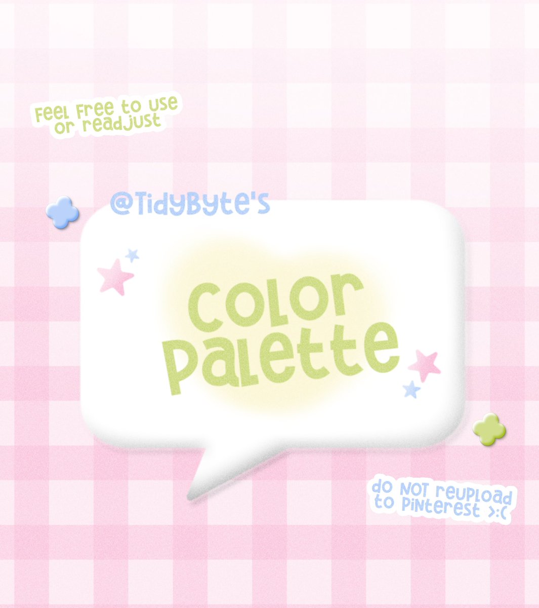 TidyByte's tweet image. ( 🎨🖌️ / color palette, a thread )
. . encrypted by @TidyByte 🐰 
“ rt &amp;amp; like if saved or used “ ♡