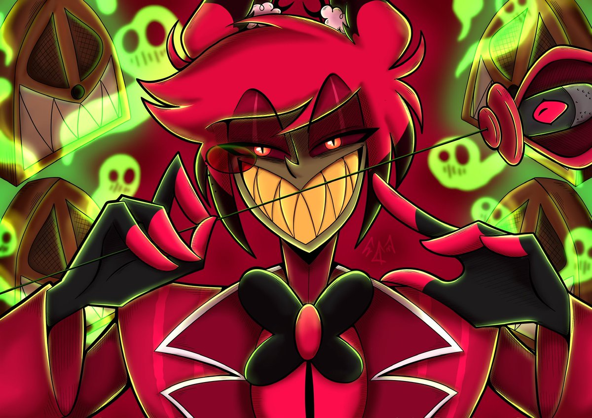 Alastor is ready to get the band started! 
#radioapple #alastor #hazbinhotel #radioapplebigbang2025