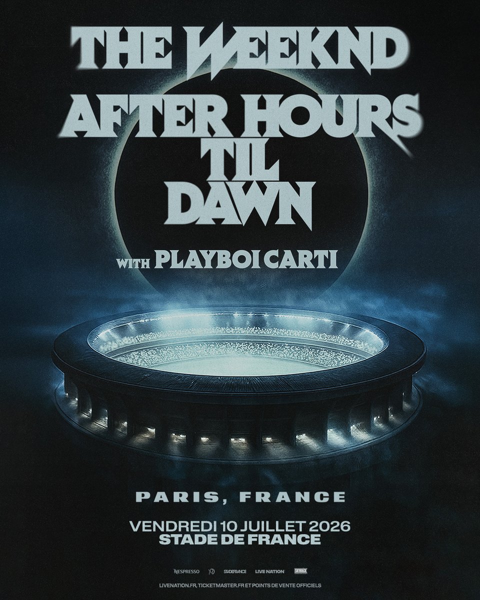 MyParis x The Weeknd

La saison 2025-2026 démarre fort 🎶

Avec votre programme de fidélité MyParis Premium, profitez d’un accès exclusif à la prévente du concert de The Weeknd !
📍 Stade de France – 10 juillet 2026
🎟️ Le code d’accès vous sera envoyé le 11 septembre, pour