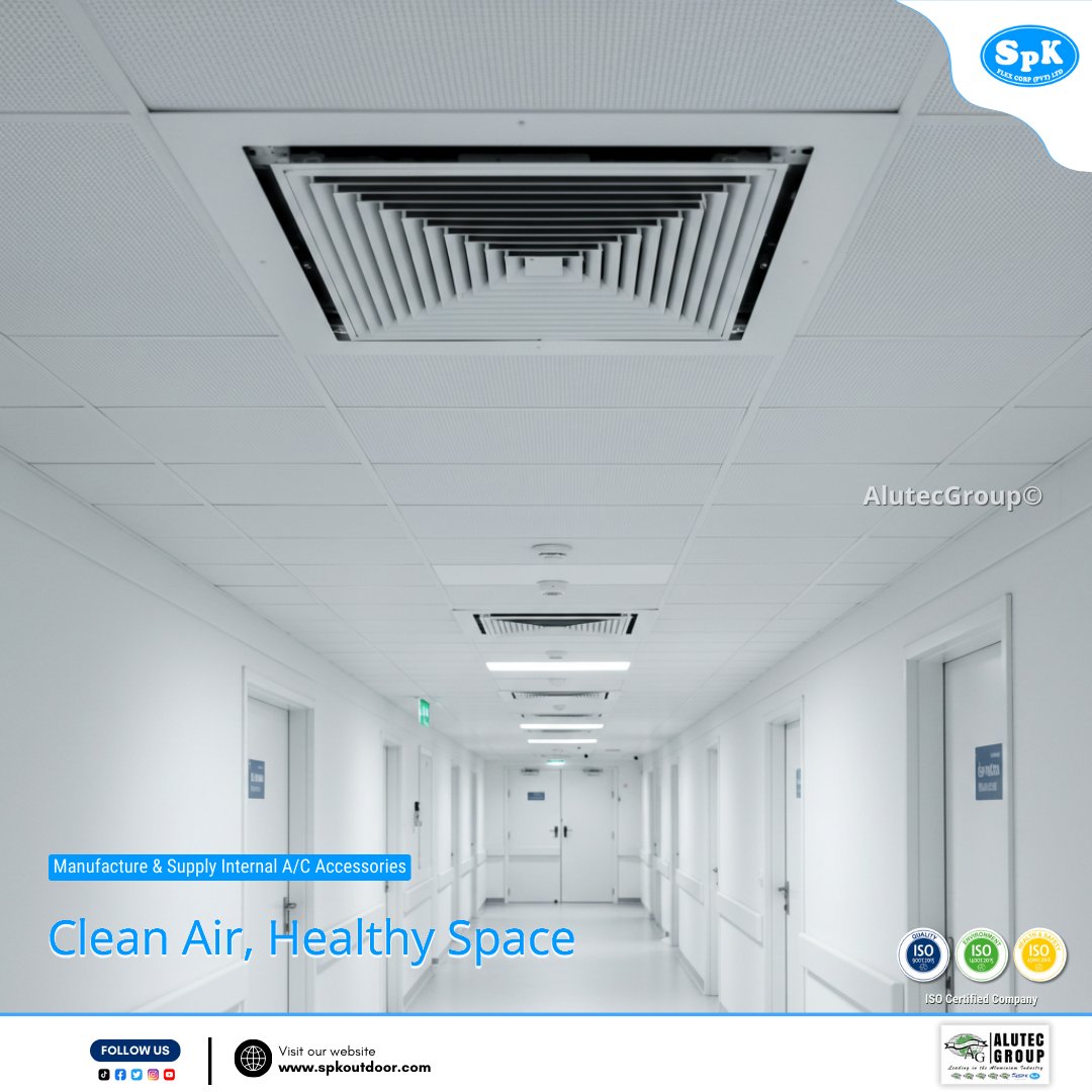 AlutecGroup's tweet image. &quot;Cool comfort, perfect airflow. ❄️ SPK Flex AC vent covers &amp;amp; ducting – built for efficiency &amp;amp; style.&quot; &quot;📱 Call 076 138 7452 to get yours today.
#SPKFlex #ACVentCovers #DuctingSolutions #CoolComfort #EfficientLiving
