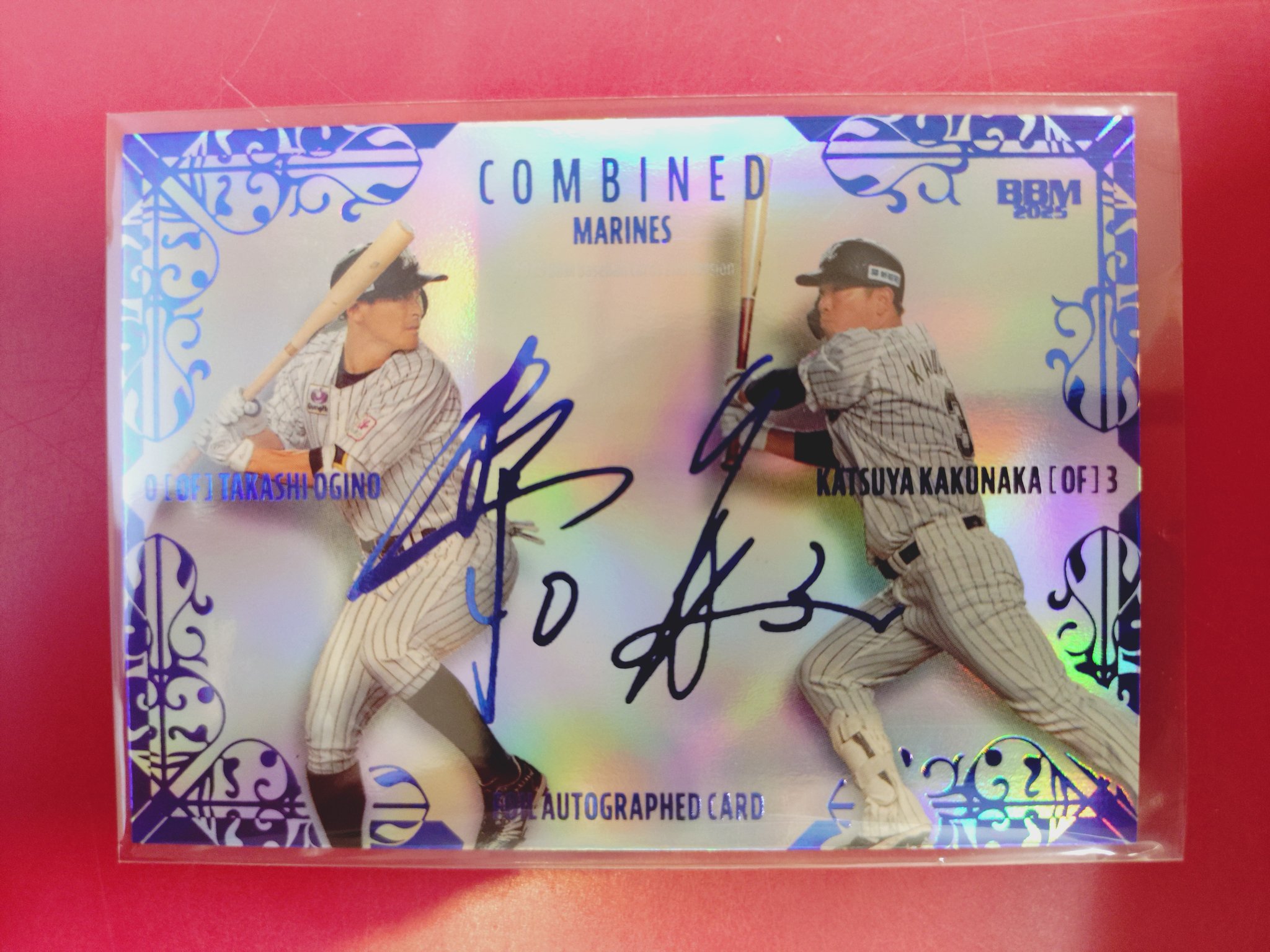 BBM 2025 2nd COMBINED 荻野貴司 & 角中勝也 千葉ロッテ ミントモール