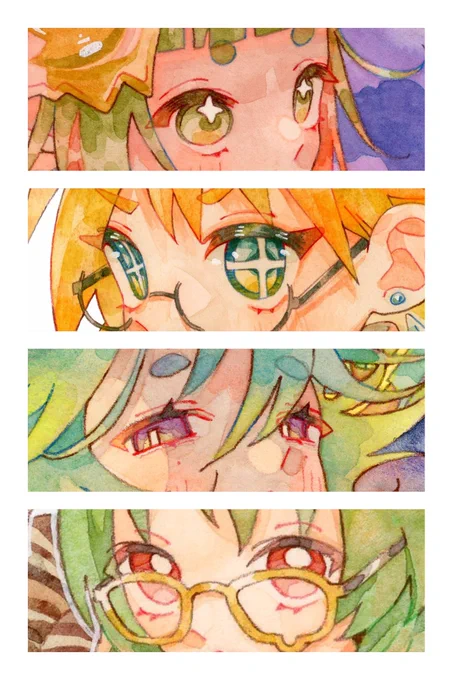👀
 #このタグを見た人は自分の絵の目部分をのせる 