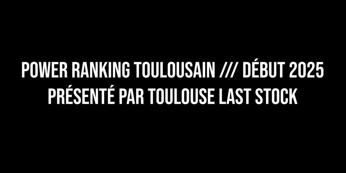 Pour notre live du ZEvent, nous avons atteint notre donation goal pour révéler le Power Ranking Toulousain pour la saison 2025.1 !

Retrouvez notre révélation du top 20 ci-dessous ⬇️