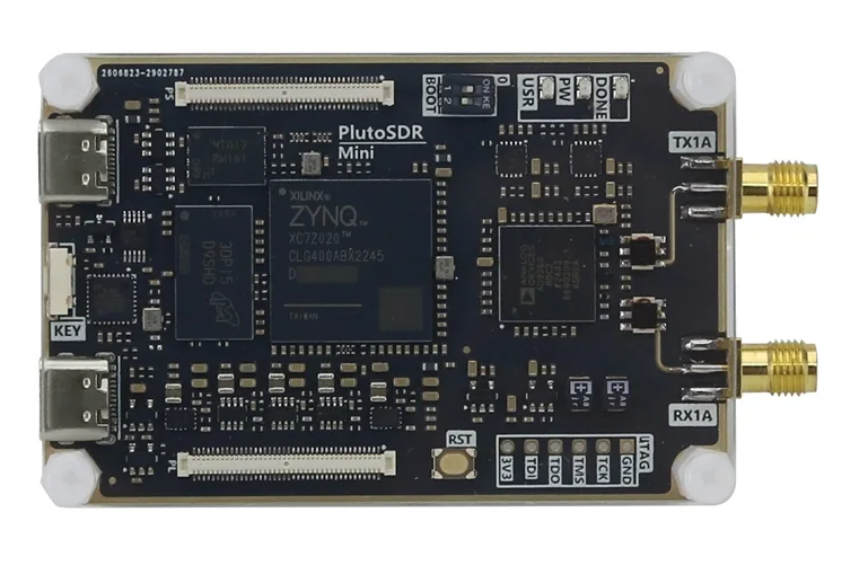 Another fork of the Pluto SDR (7010+AD9363) - mini. 
aliexpress.com/item/100500930…