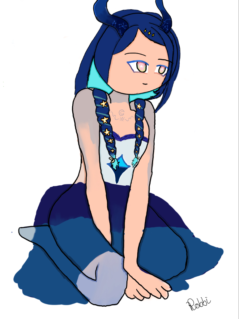 Robbenstart's tweet image. I drew @CiellaVT and I love it Idk. xD