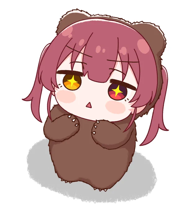期待の眼差しを向けるクマリン #マリンのお宝
