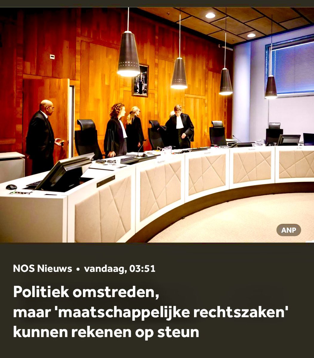 Toen #Urgenda de staat dwong tot strenger klimaatbeleid, noemde de politiek dit “ongewenste inmenging”

Uit recent onderzoek van #Ipsos, in opdracht van het advocatenkantoor Pels Rijcken dat de overheid bijstaat in rechtszaken, blijkt dat niet alleen het aantal maatschappelijke