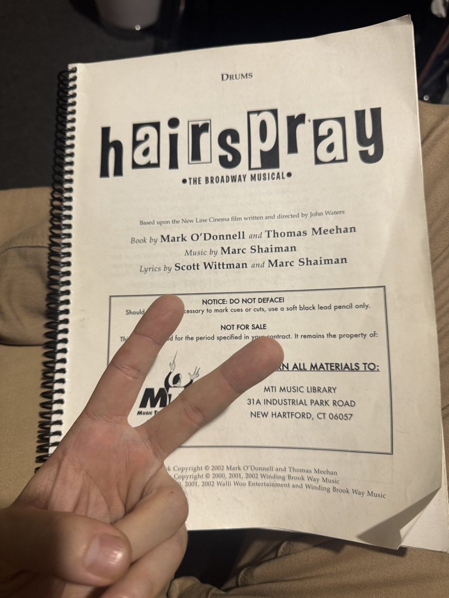 またミュージカルに参加します〜

１０年ぶりのHairspray🤘