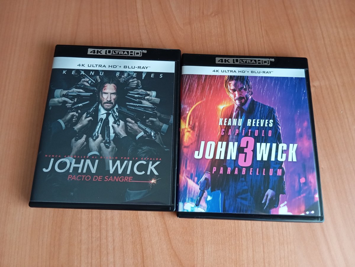 mascine_podcast's tweet photo. Ya están a la venta, de nuevo en España, los #4k + #Bluray de #JohnWick 2 y 3 por parte de @ArviAtuservicio ✏️ https://t.co/BBr1A8kHN8