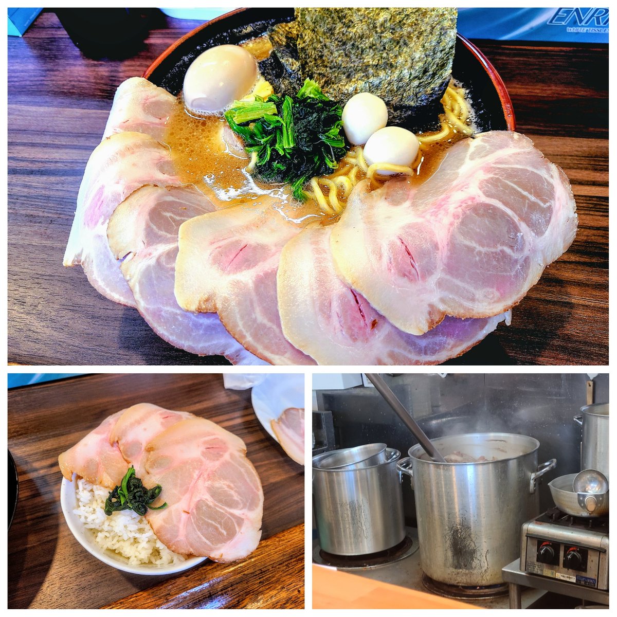 愛知県刈谷市で本格的 家系ラーメンのオススメは

《横浜家系ラーメン壱八》

壱系とは無関係

壱八ラーメン全部のせ￥1.200

トッピング
チャーシュー￥270

ライス￥200

麺の大盛りとご飯の大盛りは無料
チャーシューは長時間低温熟成
#ラーメン #家系ラーメン