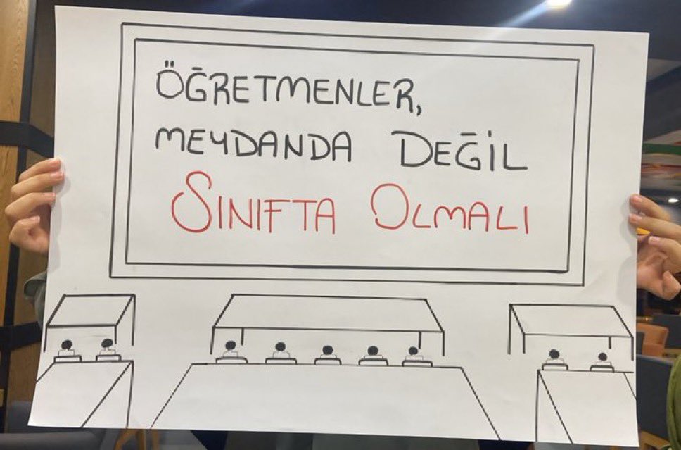 Öğretmenin yeri meydanlar değil sınıftır. Hakkımız olan atamayı istiyoruz.

<a href="/Akparti/">AK Parti</a>
<a href="/RTErdogan/">Recep Tayyip Erdoğan</a>
<a href="/tcbestepe/">T.C. Cumhurbaşkanlığı</a>
<a href="/tcmeb/">Millî Eğitim Bakanlığı</a>
<a href="/Yusuf__Tekin/">Yusuf Tekin</a>

#KonyadaEkAtama2024