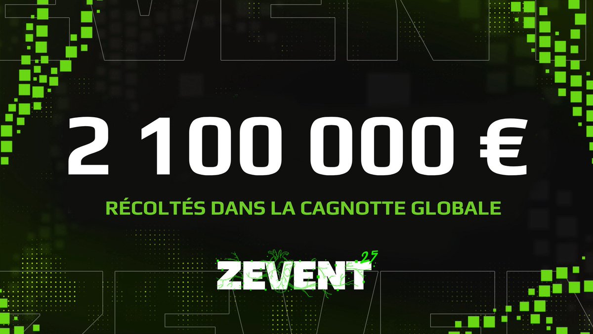 ZEVENT STATS CAGNOTTE 💚 tweet media