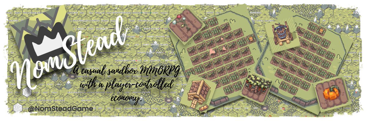 kinoki104's tweet photo. Increased my @NomSteadGame holdings this week by purchasing 2 more tiles for building and farming.

Play the Game.
https://t.co/UoU0DwRQRg https://t.co/n5fIan6TY6
