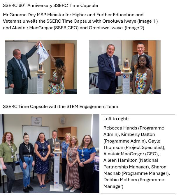 More images from our SSERC  60th Anniversary Celebrations #SSER60