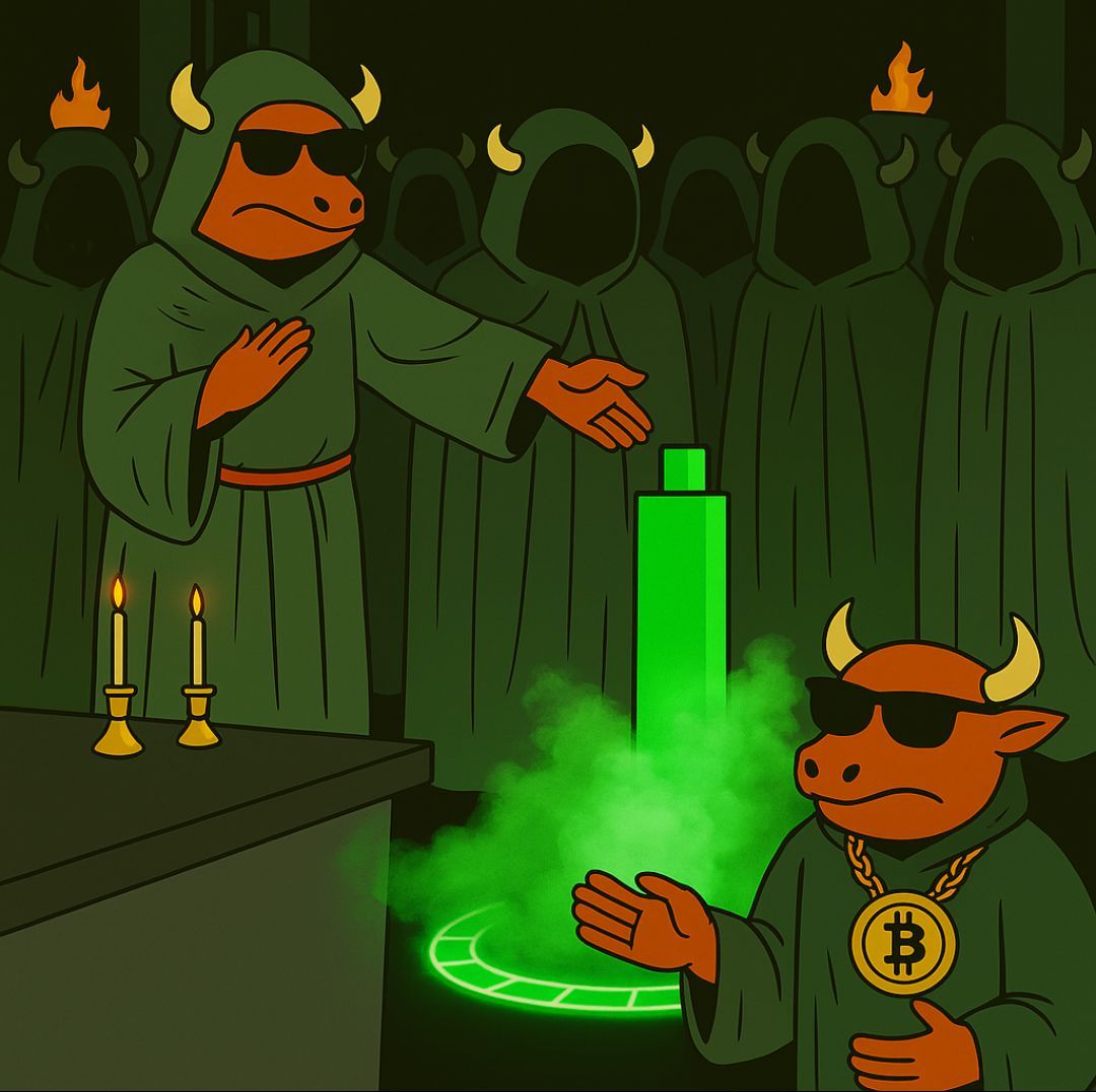 Every candle tells the same story 🔮🐂