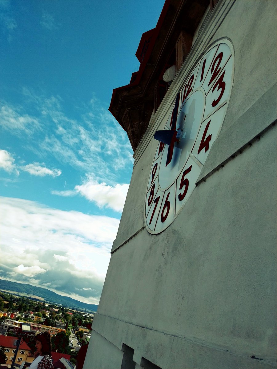 Dnes se dalo dostat na radniční věž v <a href="/MestoUnicov/">Uničov</a> 👌😉☀️