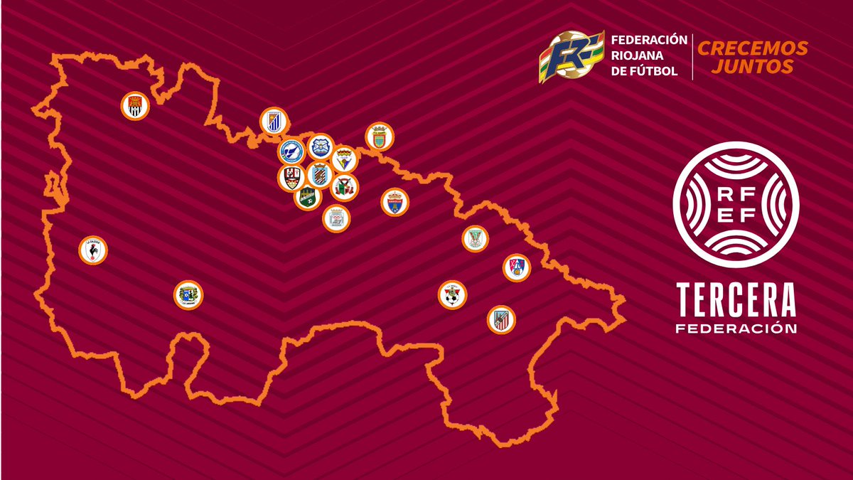 ❤️🤍💚💛⚽️ Los campos de fútbol de toda la geografía riojana vuelven a respirar competición este fin de semana. 

🏟️💞Vuelve la Tercera División Grupo 16 <a href="/fedriojafutbol/">Federación Riojana de Fútbol</a> con una temporada apasionante. 

ℹ️ Más info en 🔗 frfutbol.com/pnfg/NNws_ShwN…

#FutbolRiojano 
#CrecemosJuntos
